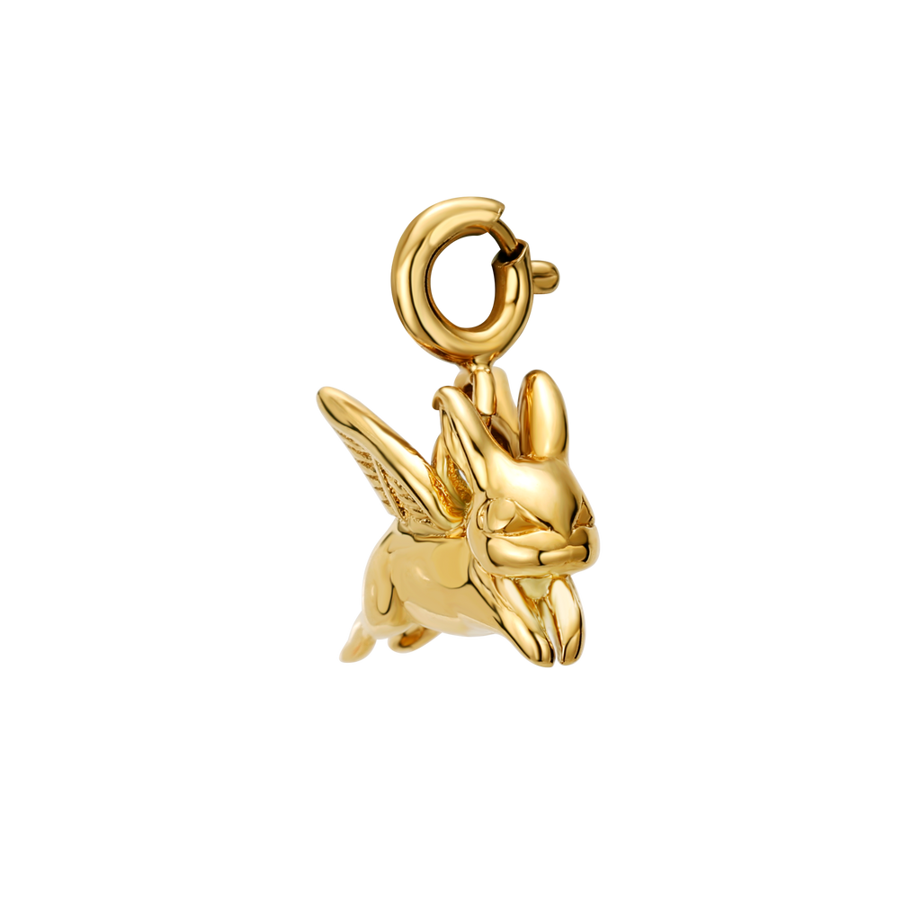 Flying Bunny Charm