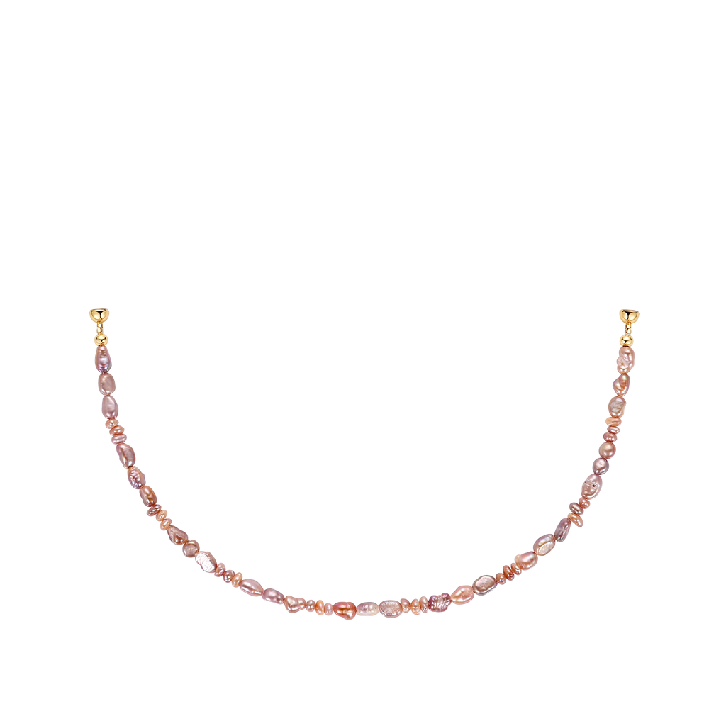 Mauve Pearls Bracelet