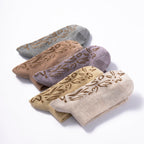 Adult Organic Cotton Non-Slip Socks — Beige Grip Socks, 2 Pairs | Serene Socks