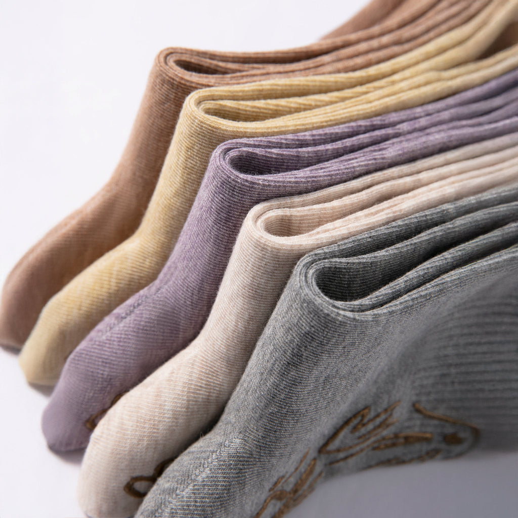 Adult Organic Cotton Non-Slip Socks — Lemon Grip Socks, 2 Pairs | Serene Socks