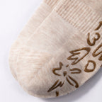 Adult Organic Cotton Non-Slip Socks — Beige Grip Socks, 2 Pairs | Serene Socks