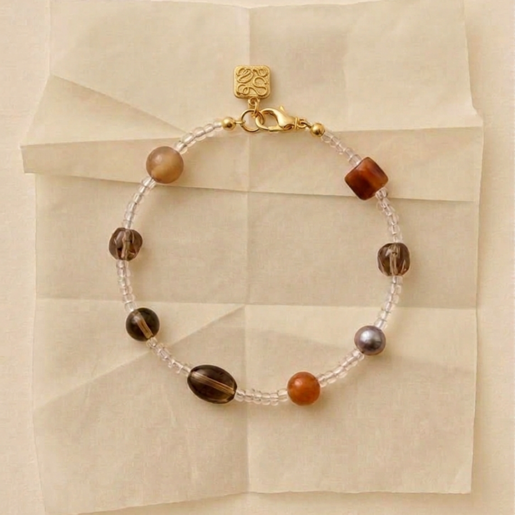 Mocha Dot Bracelet