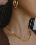 18K Gold Cable Chain Necklace