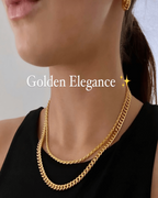 18K Gold Cable Chain Necklace