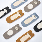 Critter Crew- Organic- 4 Pairs of Stay-On Baby & Toddler Non-Slip Socks