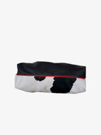 Blair Shoulder Bag, Cow Print-Black