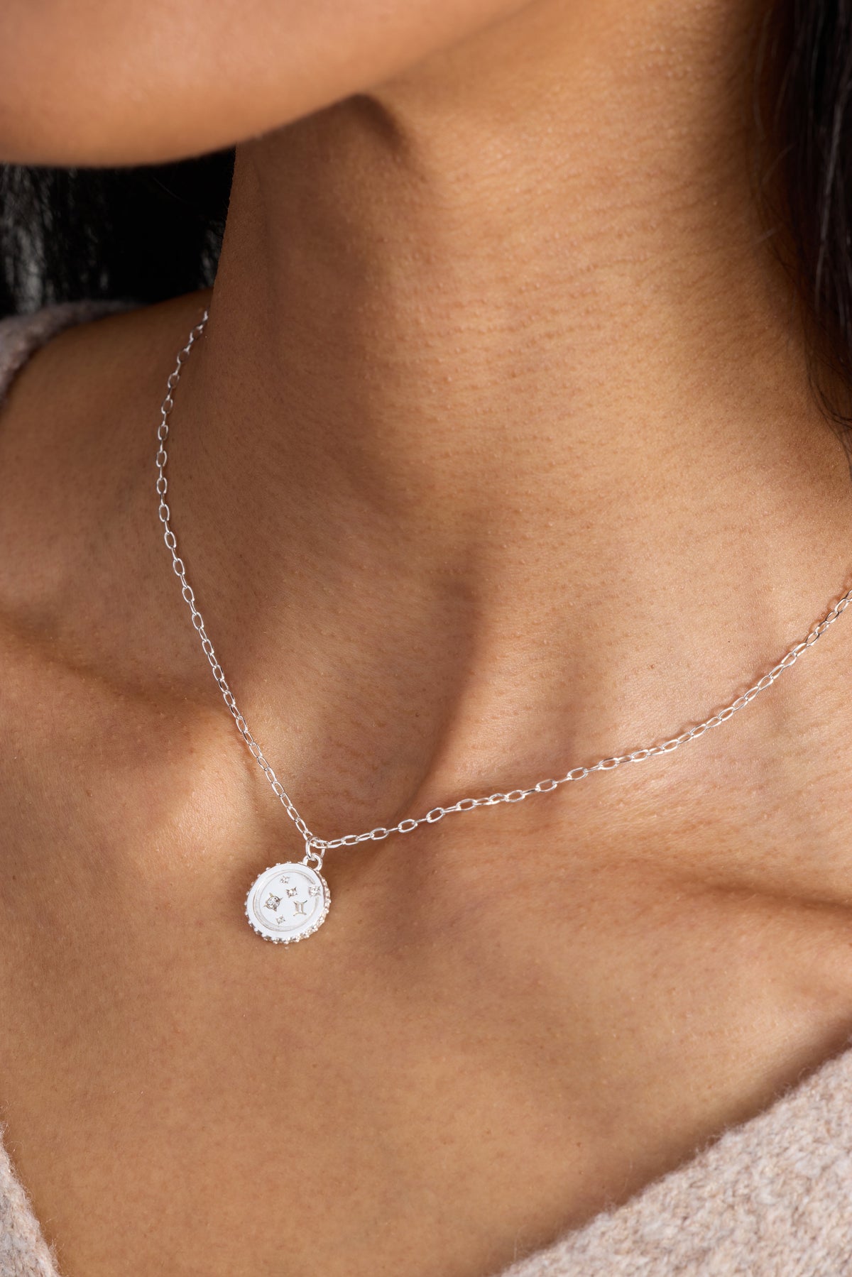 Gemini Zodiac Precious Necklace
