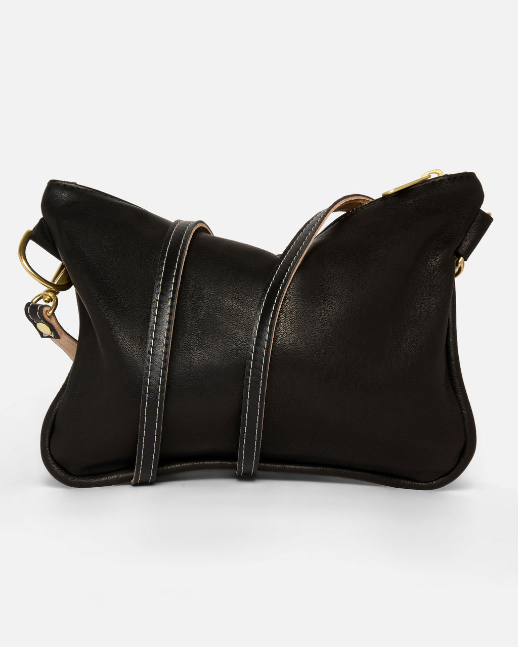 Alice Crossbody Bag, Black Leather