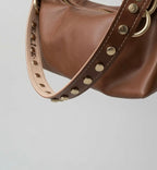 Blair Shoulder Bag, Brown Leather