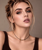 PT302B B.Tiff Triolette Pendant Necklace [Black Chain]