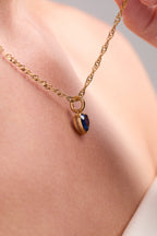 September 'Protection' Heart Birthstone Charm