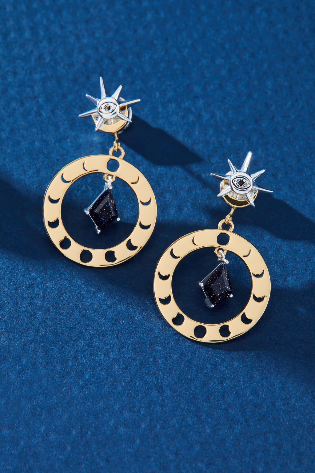 Moon Phase Statement Earring