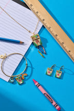 Crayola 'To Teach Is To Color A Life Forever' Multi Charm Bangle