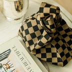 The Classic Checkered Brown Handbag