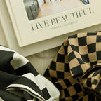 The Classic Checkered Brown Handbag