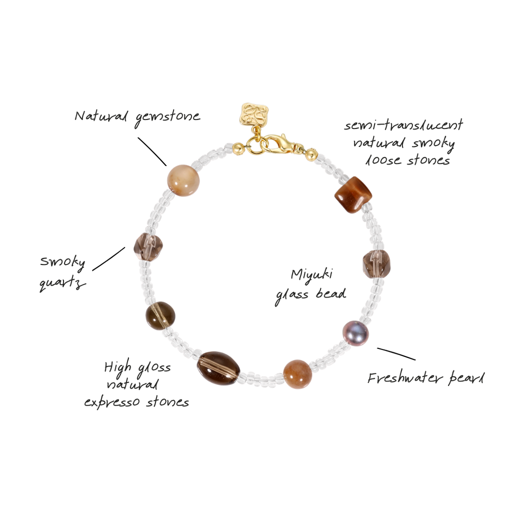 Mocha Dot Bracelet