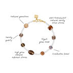 Mocha Dot Bracelet