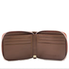 Alligator Embossed Leather Zip-Around Wallet | BPW7573