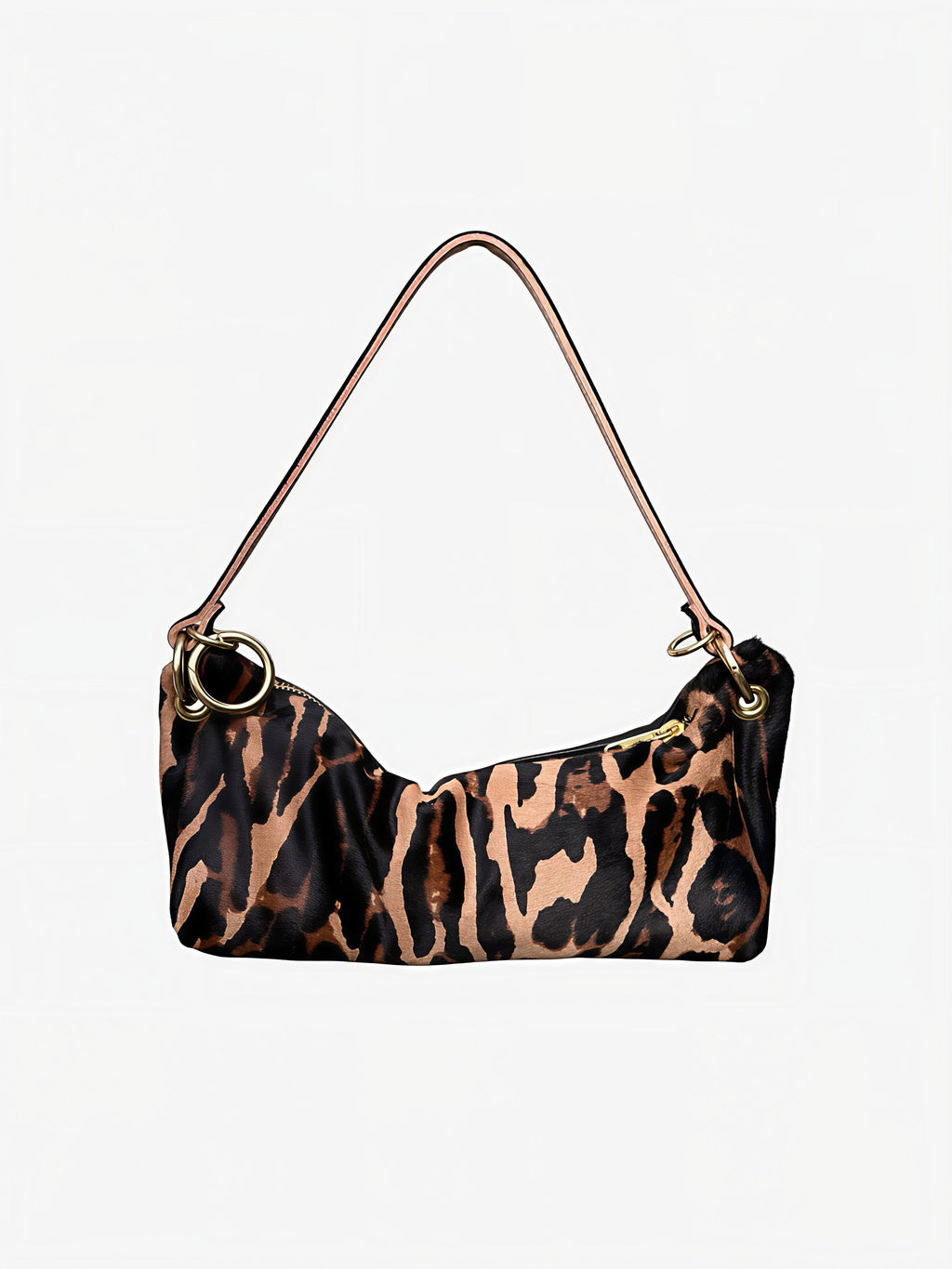 Baby Blair Shoulder Bag, Leopard Print Hair-On Hide-Available for Pre-Order