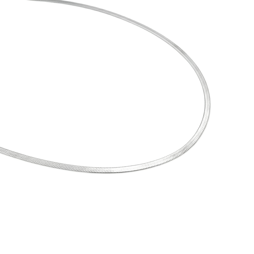 C002W B.Tiff Herringbone Chain Necklace/ 2mm