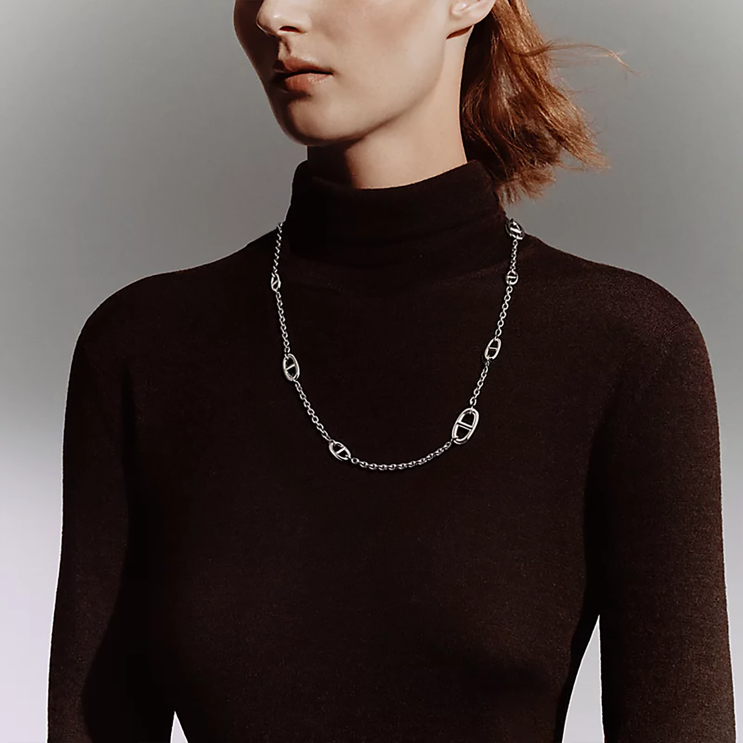 C008W B.Tiff Garlande Lariat Chain Necklace