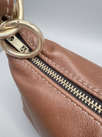 Blair Shoulder Bag, Brown Leather