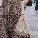 Oat Crochet Handbag