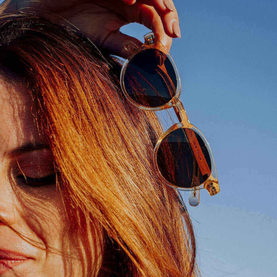 Ganges - Unisex Wood and Bio Acetate Sunglasses