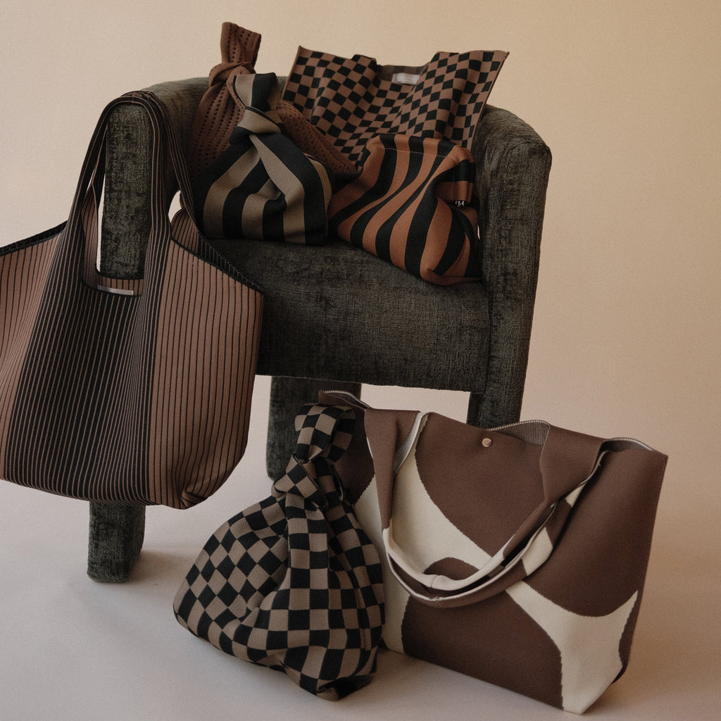 Brown Crochet Handbag