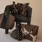 Brown Crochet Handbag