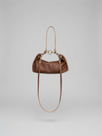 Blair Shoulder Bag, Brown Leather