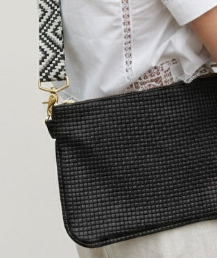 Alice Crossbody Bag, Black Leather