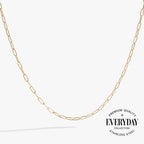 Paperclip Charm & Layering Necklace
