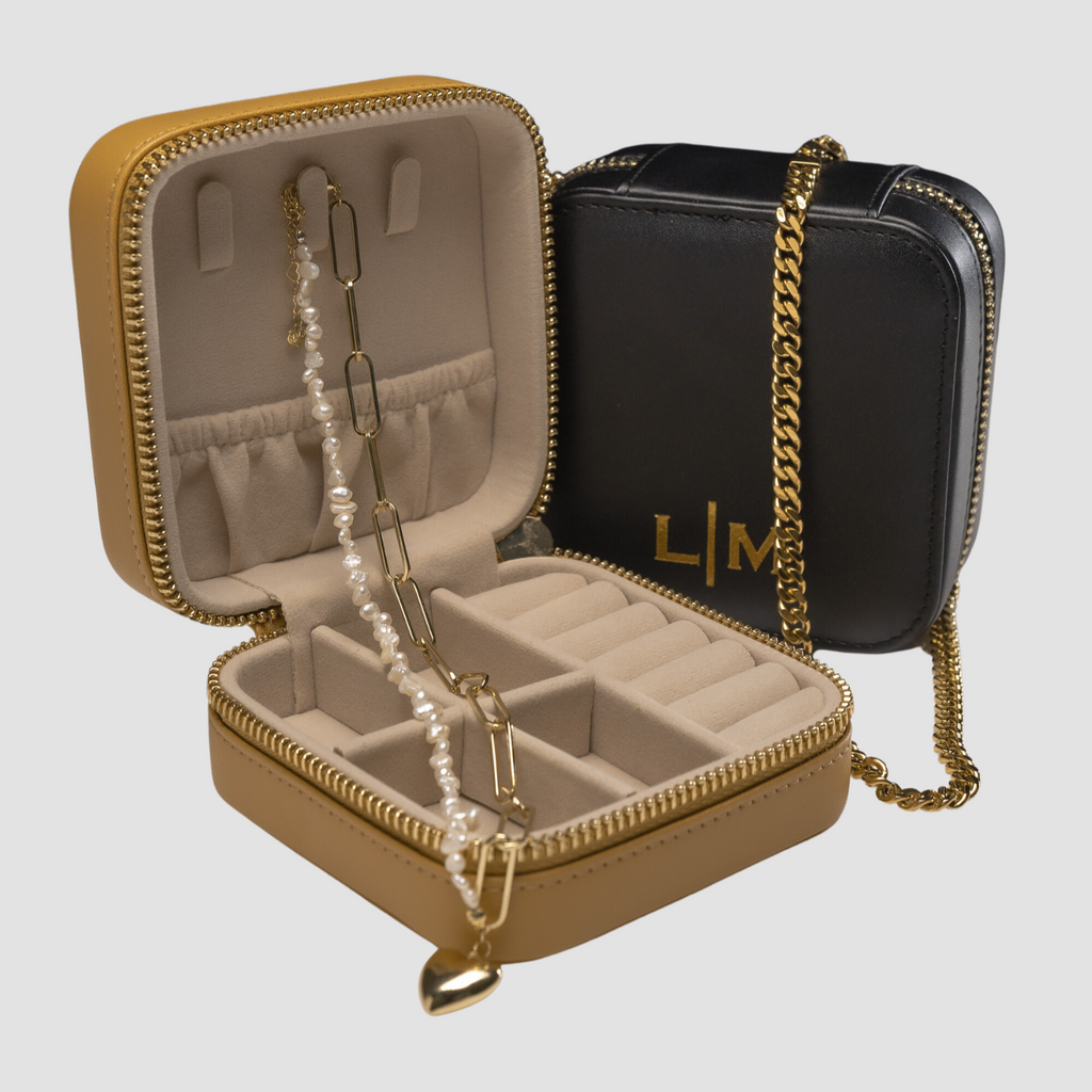 LA MADISON Leather Jewelry Case