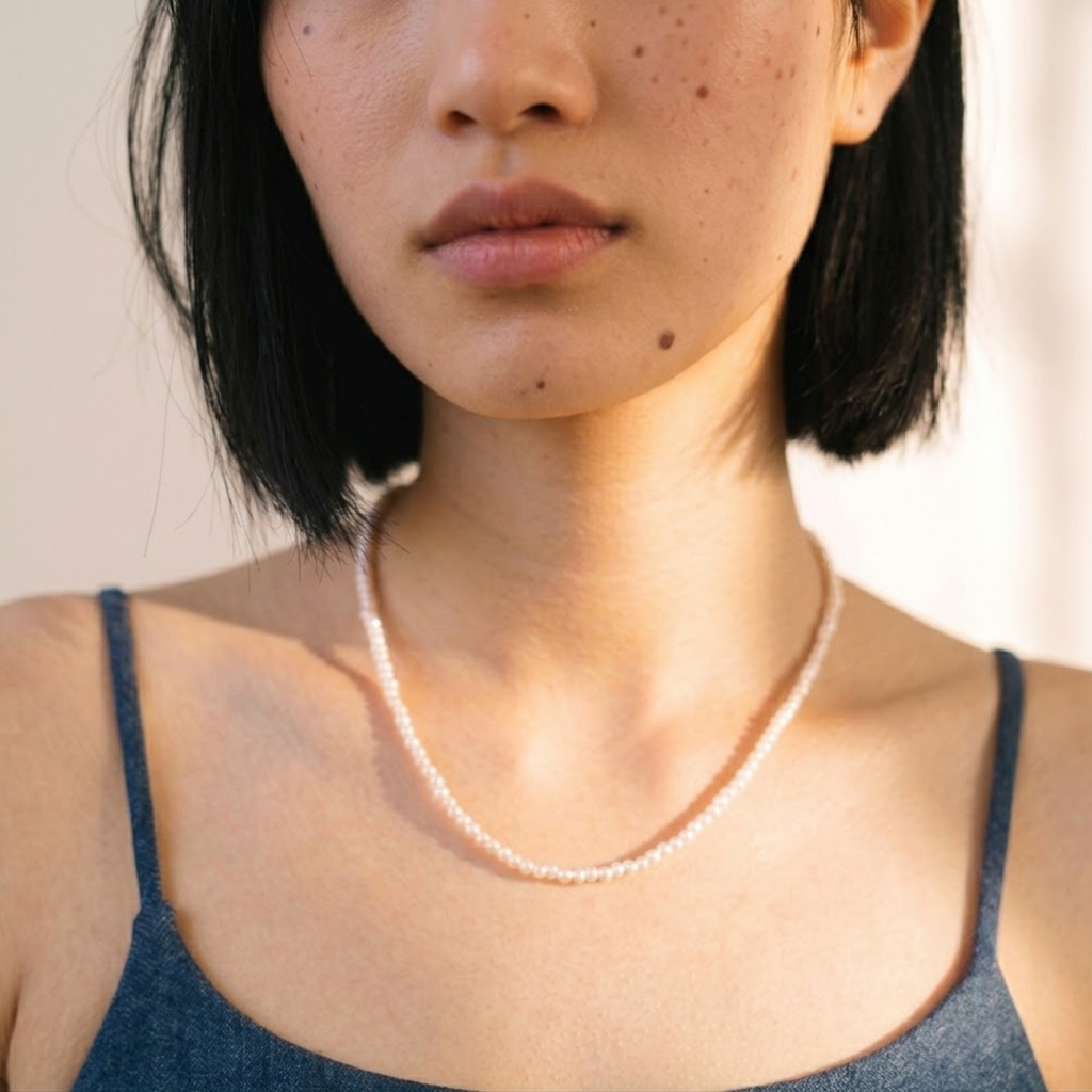 MINI BUTTON NECKLACE