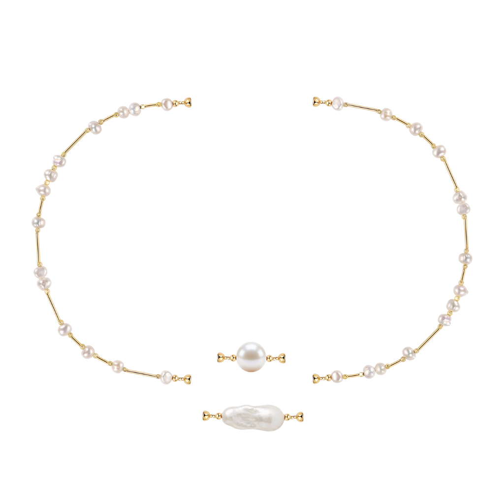 MODERNIST PEARLS SET