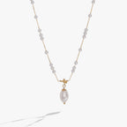 Mother of Pearl Beaded Necklace