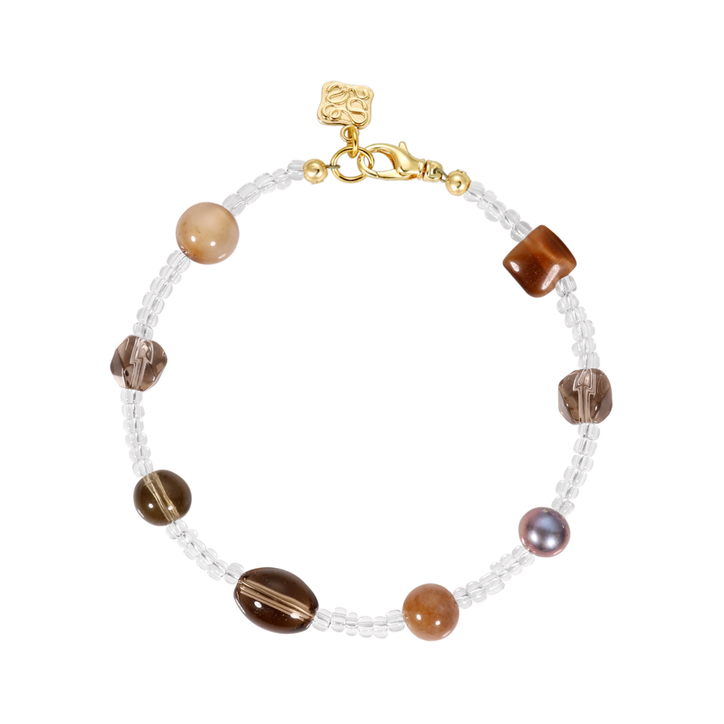 Mocha Dot Bracelet