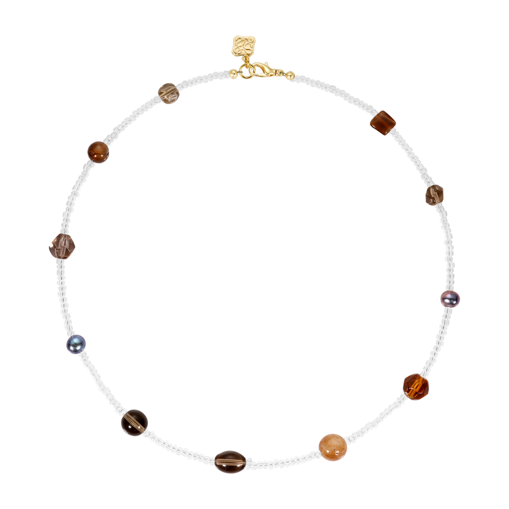 Mocha Dot Necklace