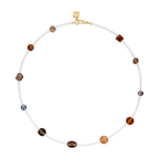 Mocha Dot Necklace