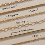 Paperclip Charm & Layering Necklace