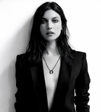 PT100B B.Tiff Black Malfinia Pendant Necklace