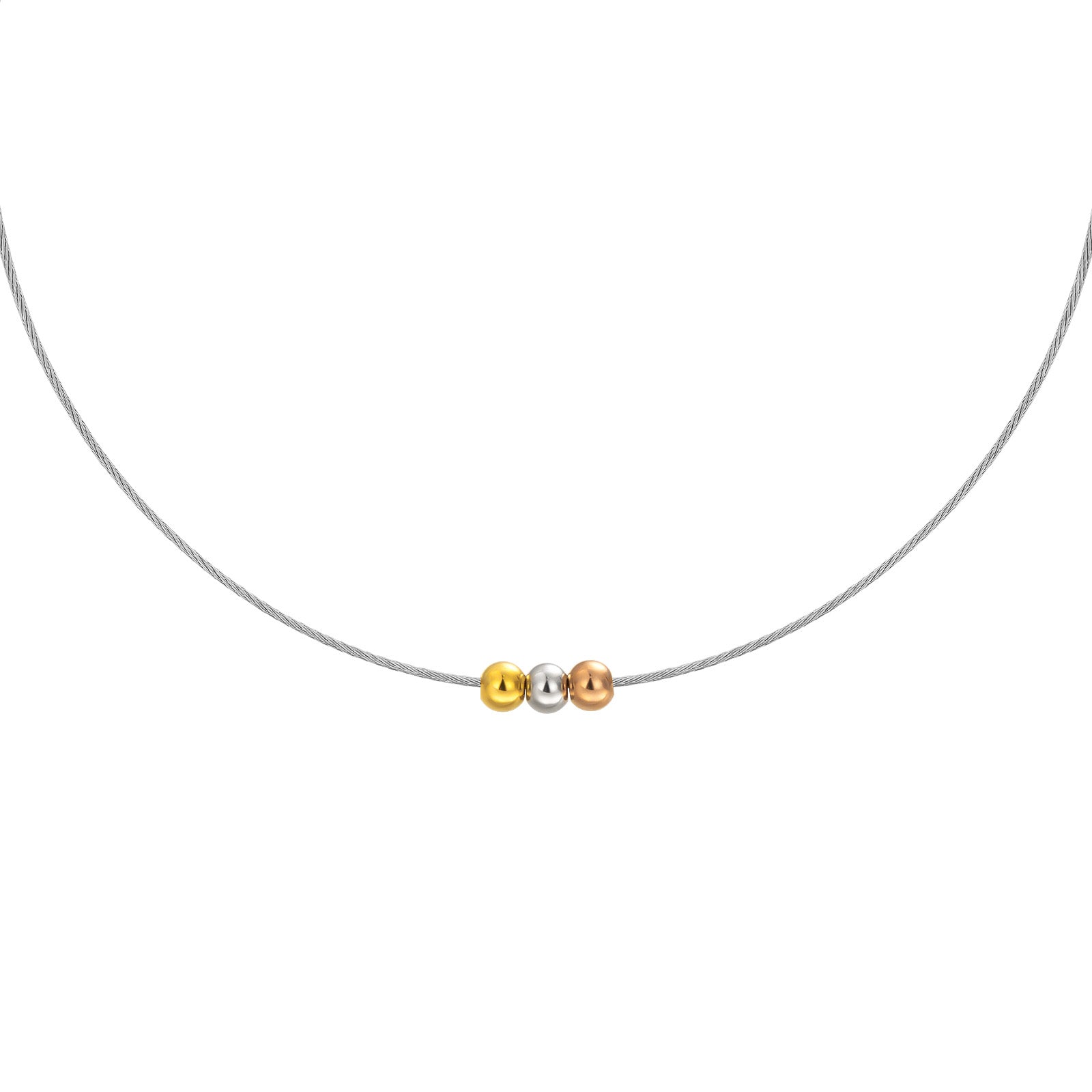 PT302W B.Tiff Triolette Pendant Necklace