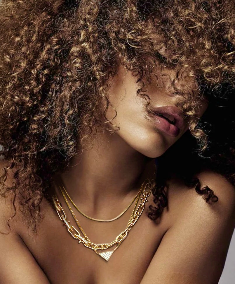 PT323G B.Tiff Gold Supera Pendant Necklace