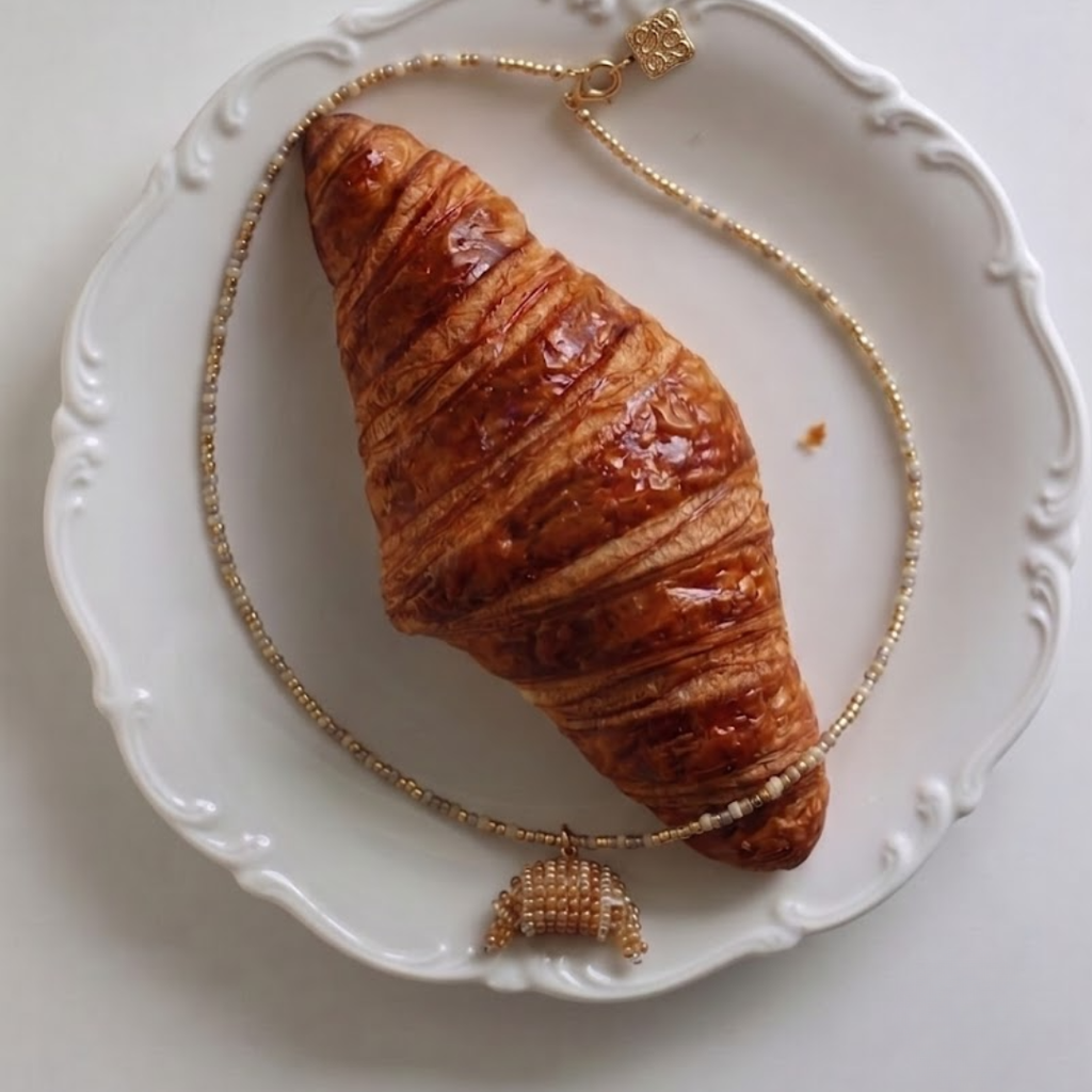 Beaded Croissant