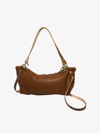 Blair Shoulder Bag, Brown Leather
