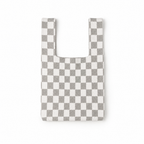 Classic Checkered Grey Handbag