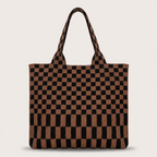 The Classic Checkered Skinny Tote