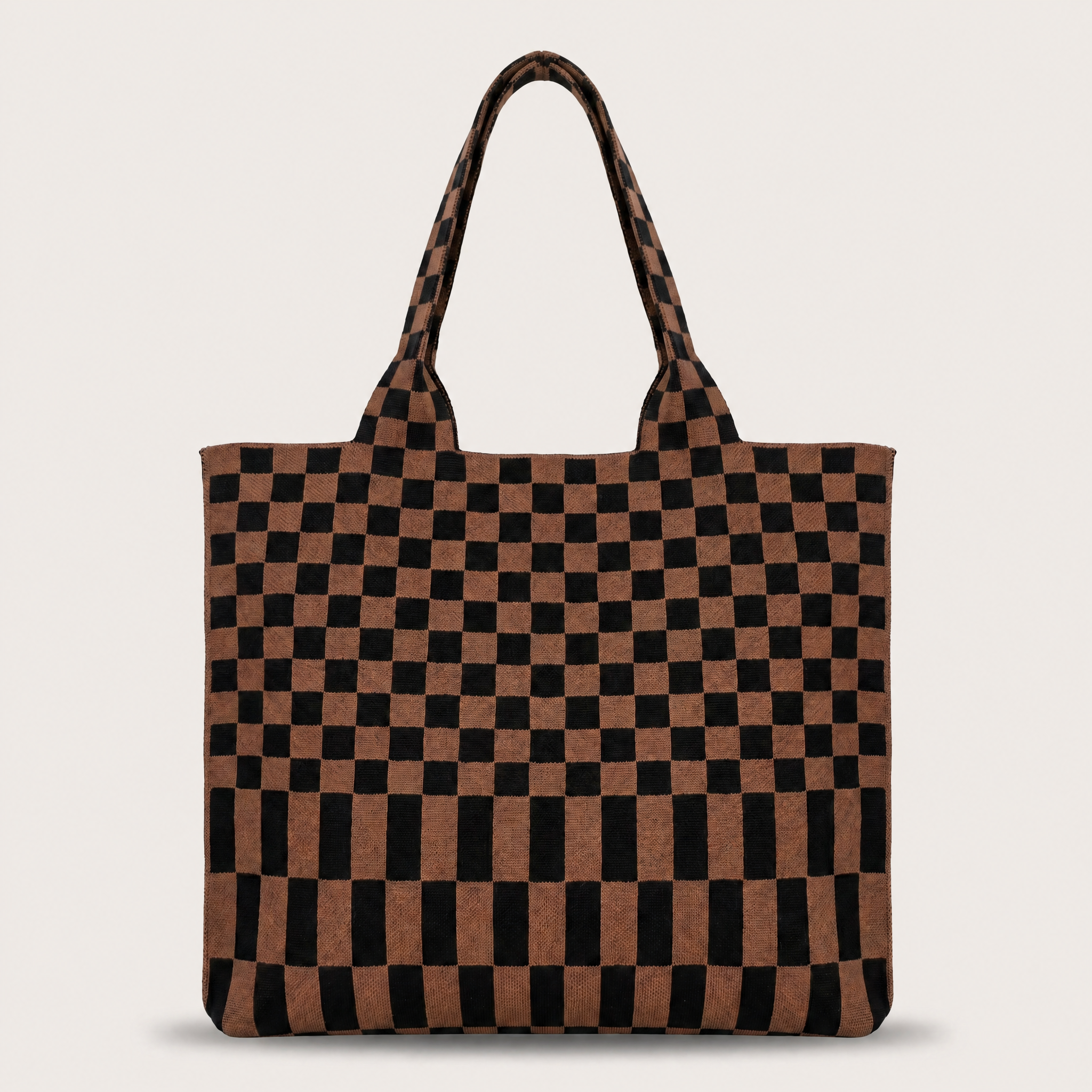 The Classic Checkered Skinny Tote