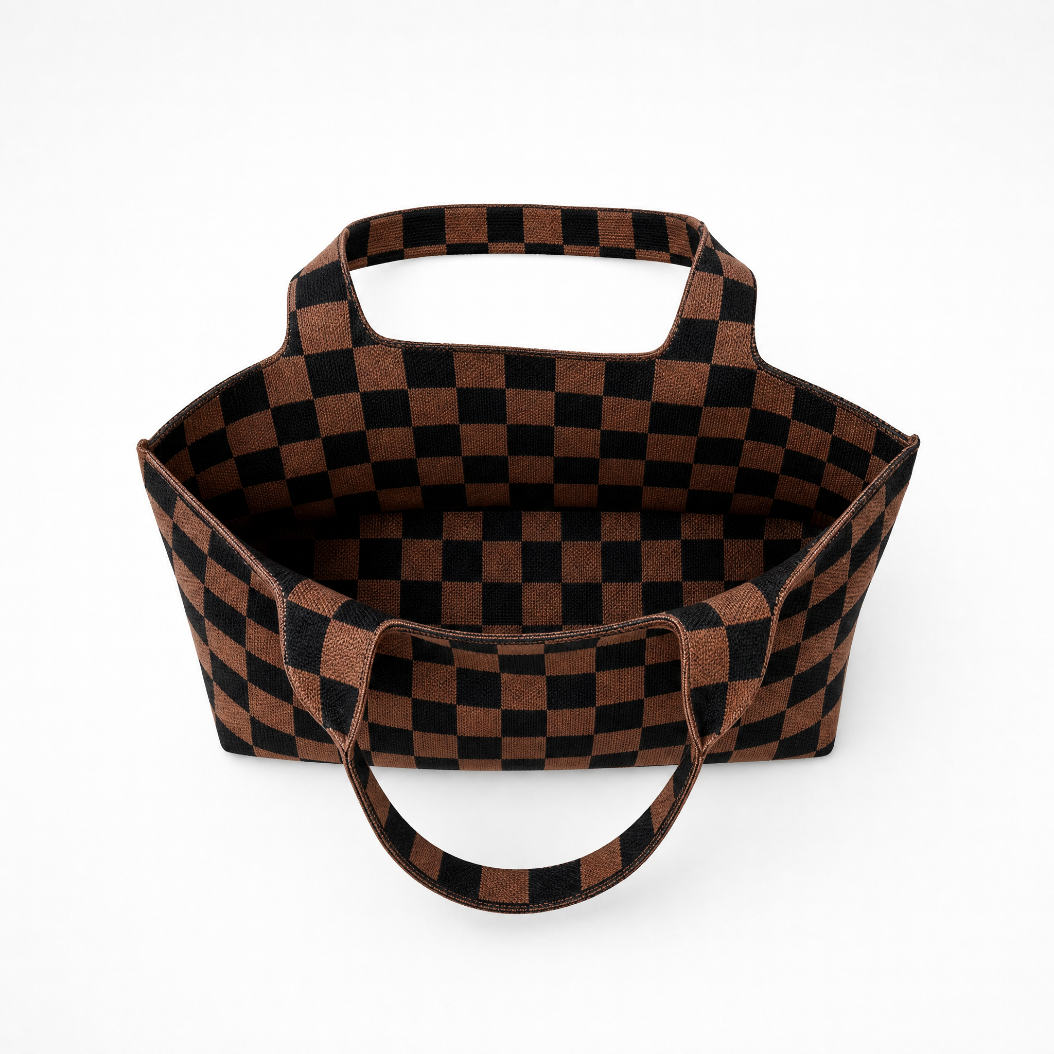 The Classic Checkered Skinny Tote